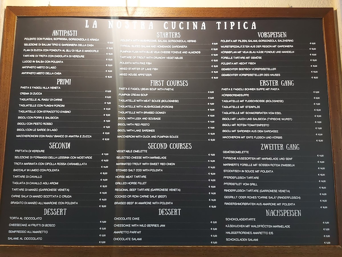 Osteria Caffè Amaro Photo Menu 8