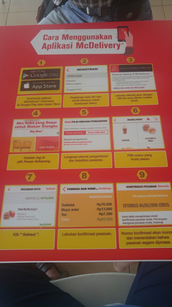 McDonald's Cinere Photo Menu 8