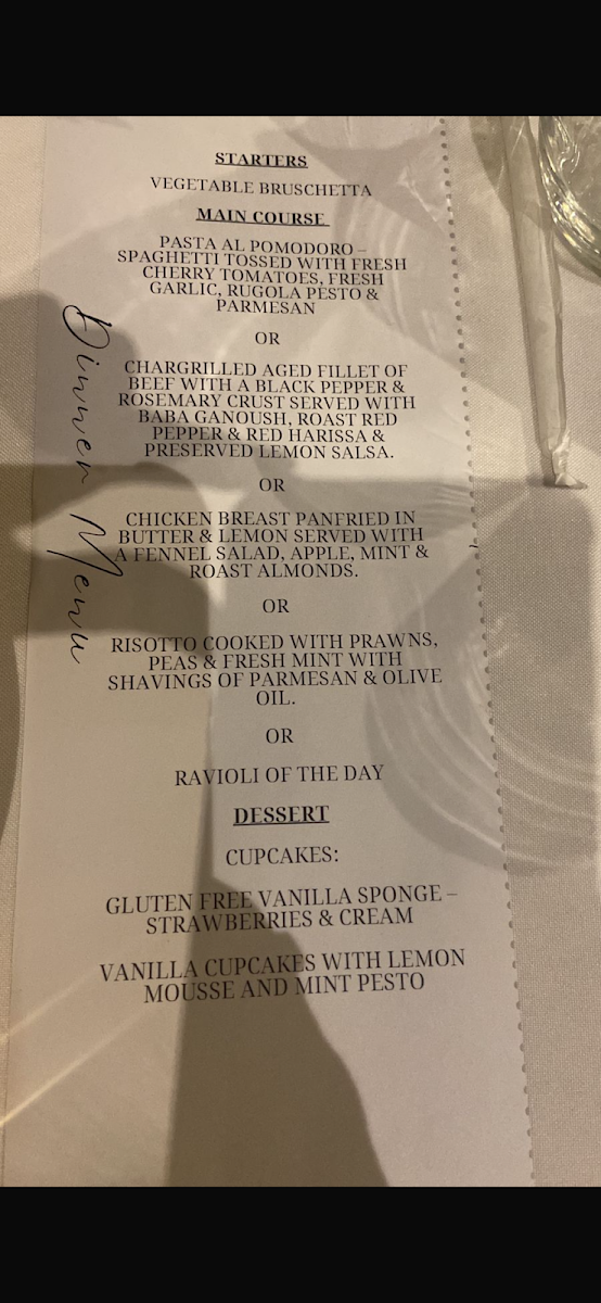 Gabriella's Tea Room Photo Menu 2