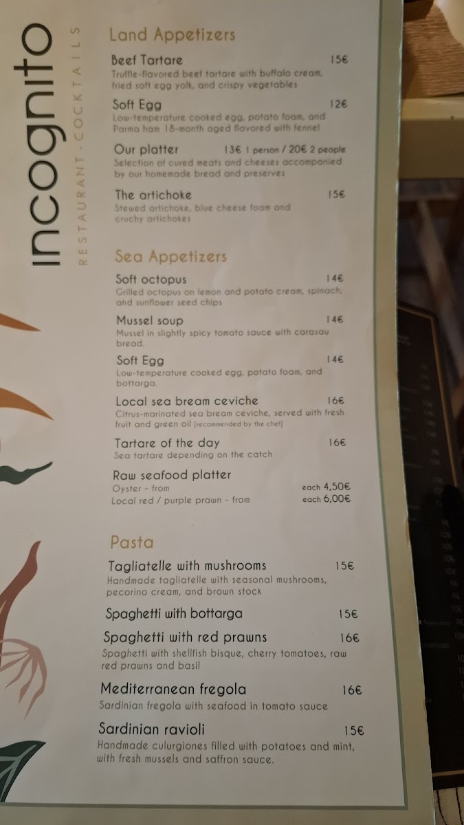 Incognito Photo Menu 9