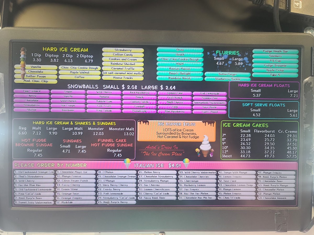 Antol's Drive In Photo Menu 10