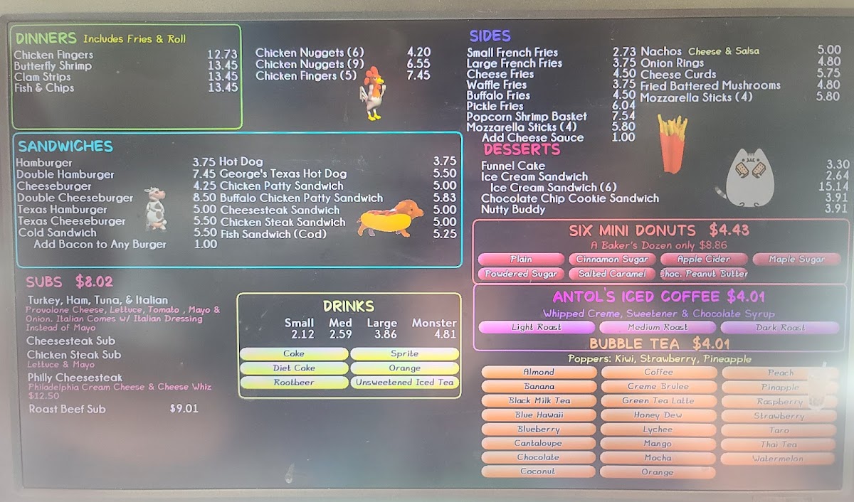 Antol's Drive In Photo Menu 2