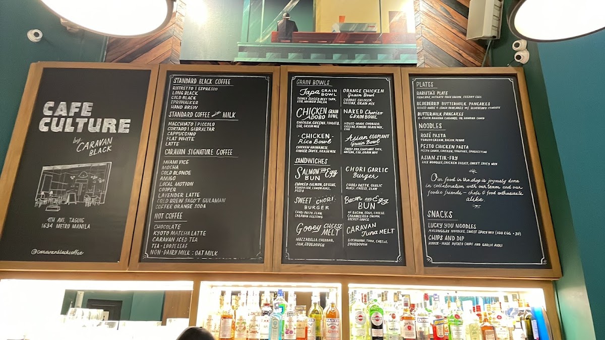 Caravan Black Coffee Company Photo Menu 9
