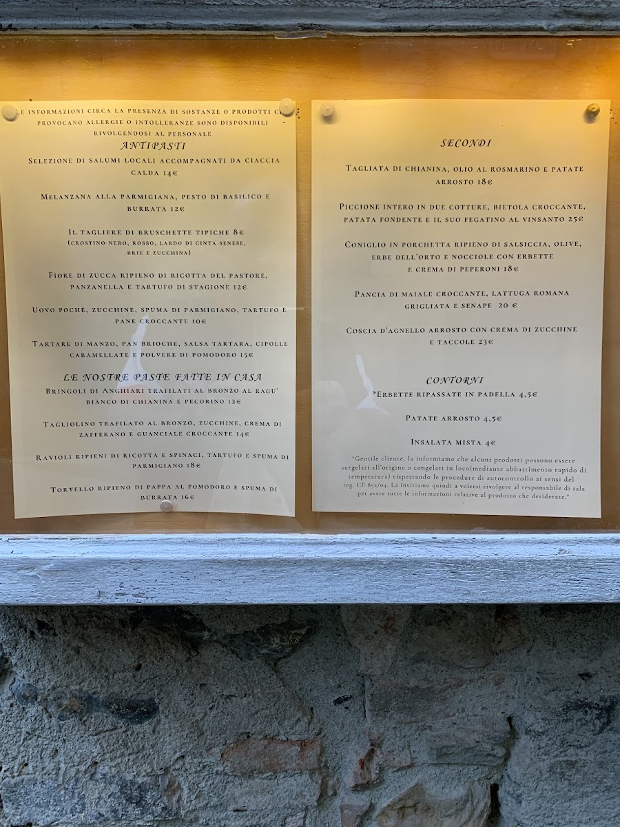 Cantina Del Granduca Photo Menu 3