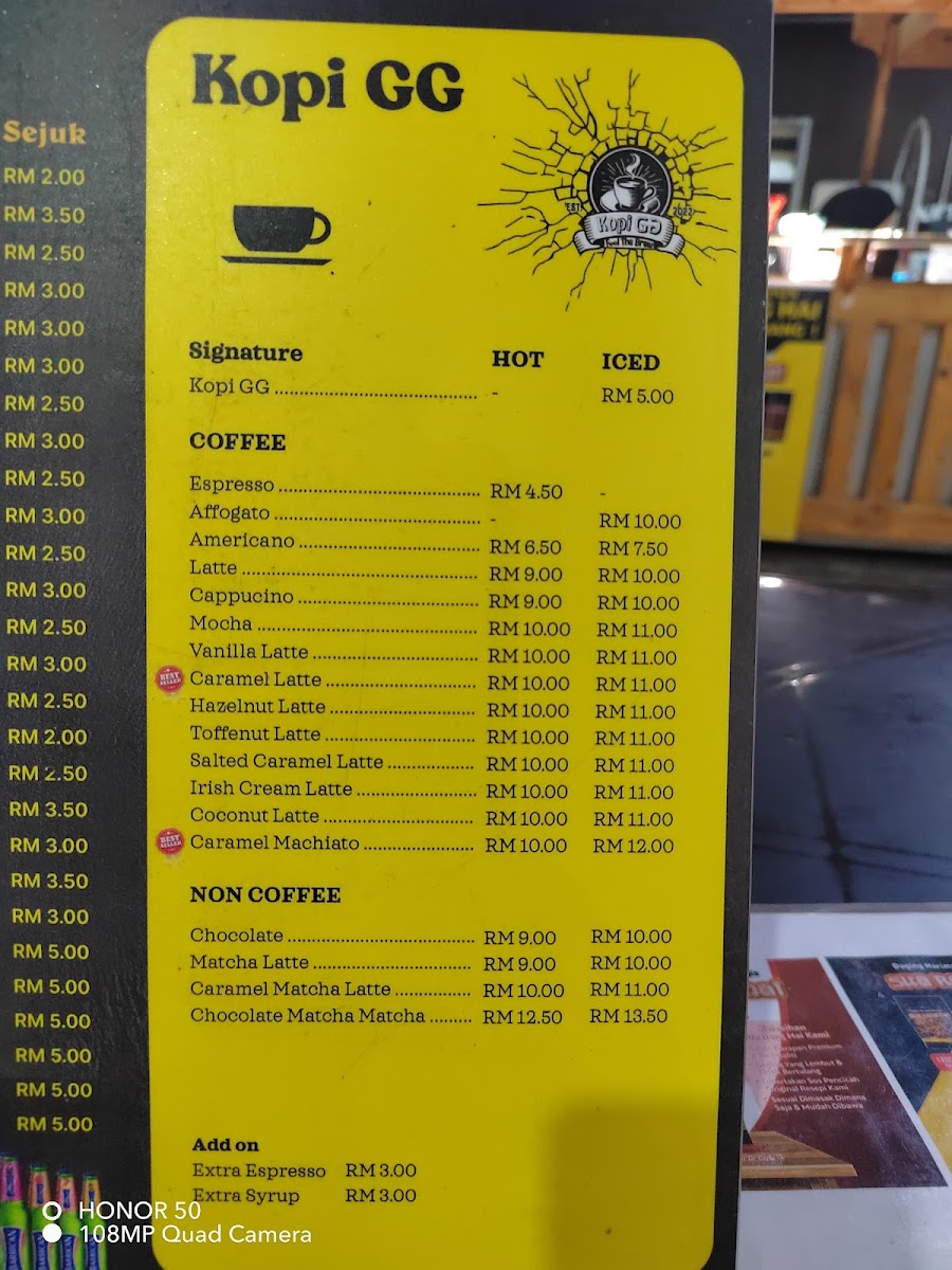 Cafe JoeGolok Kerteh Photo Menu 5