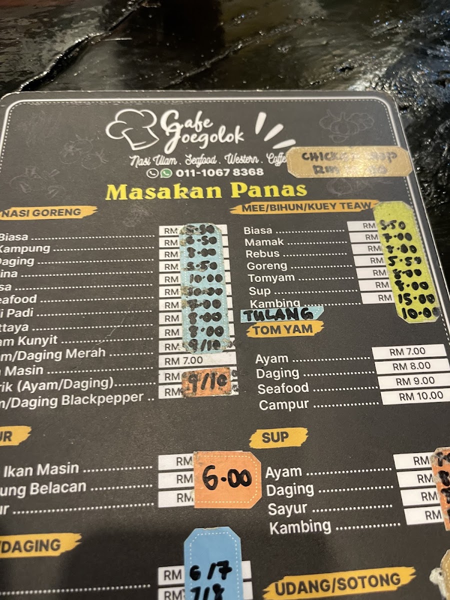 Cafe JoeGolok Kerteh Photo Menu 9