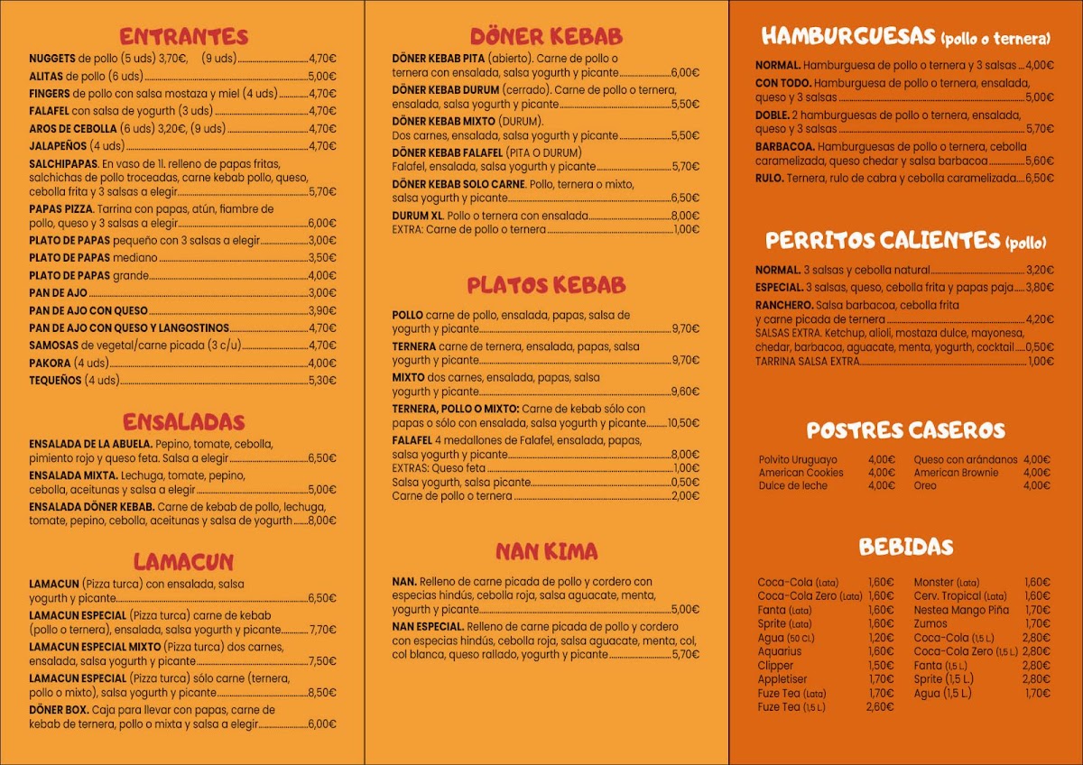 El kebab de Toqir Photo Menu 1