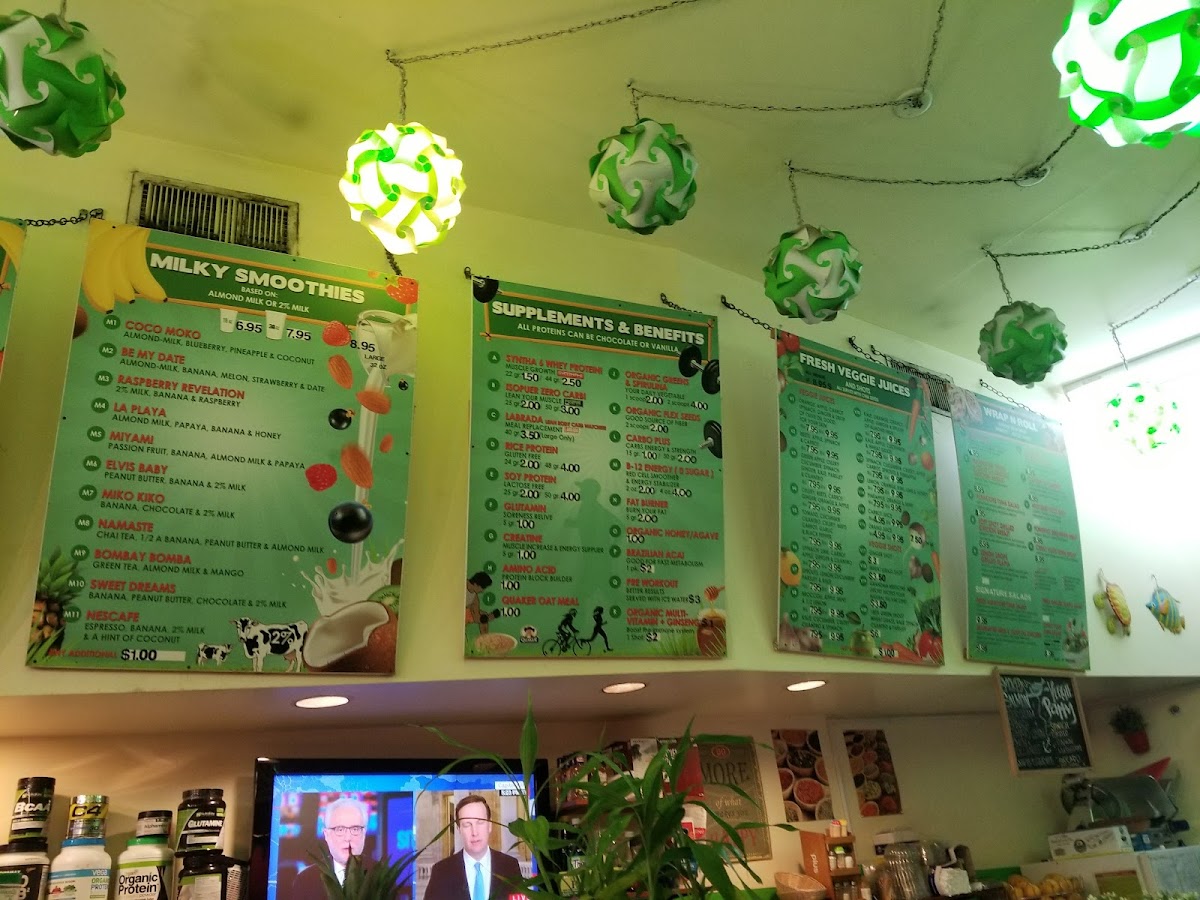 The Smoothie Shop Photo Menu 2