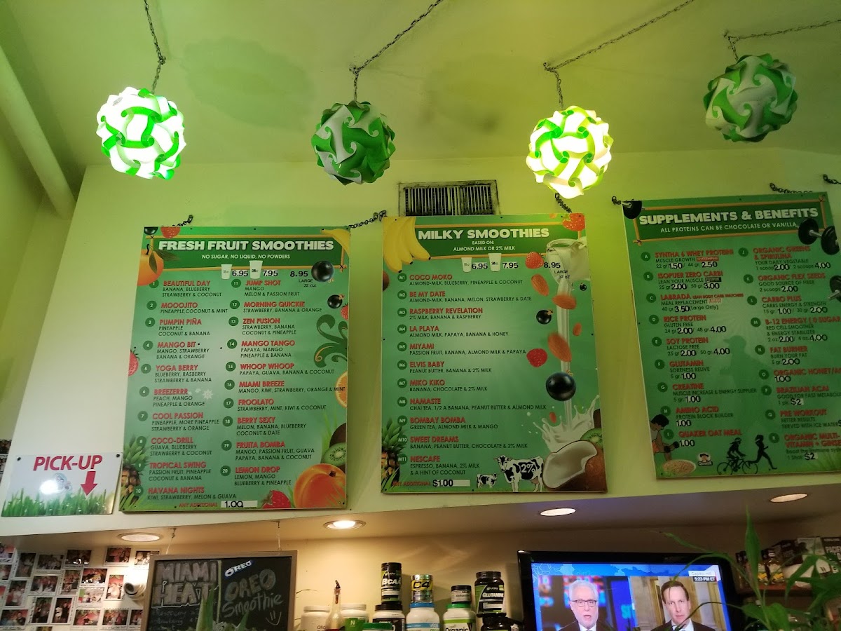 The Smoothie Shop Photo Menu 3