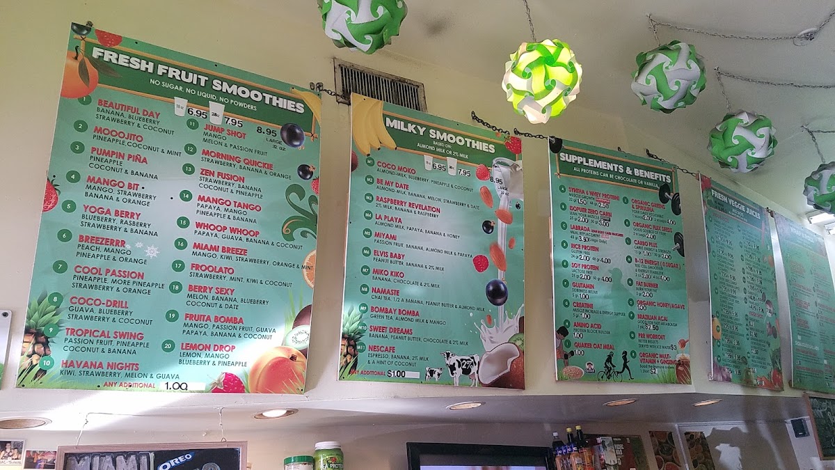 The Smoothie Shop Photo Menu 4