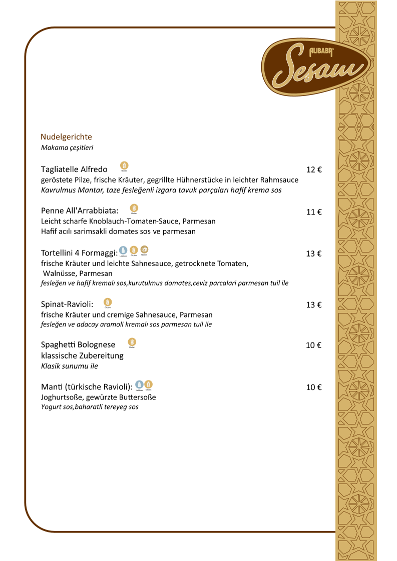AliBaba’s Sesam Photo Menu 8