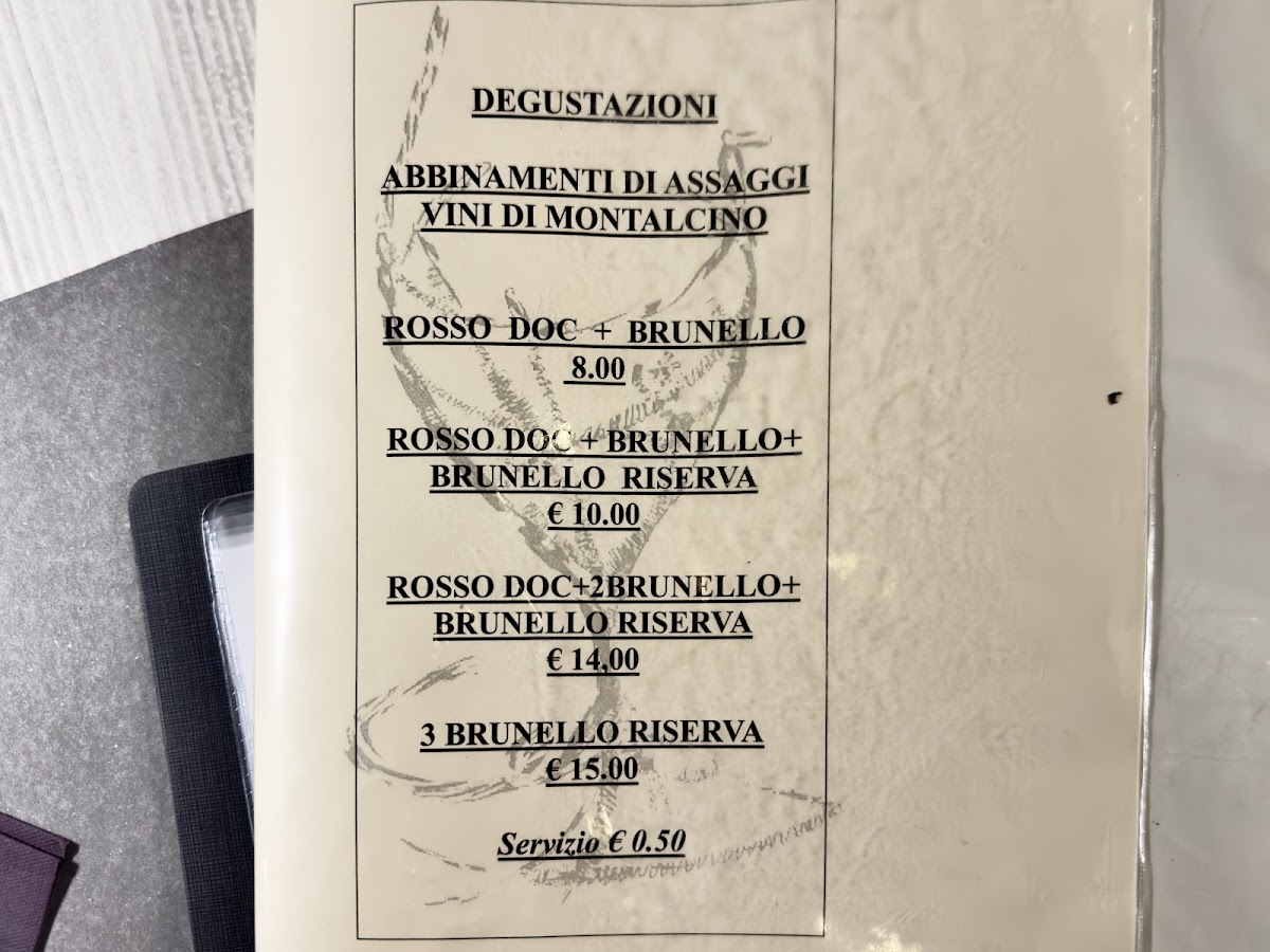 Enoteca Grotta del Brunello Photo Menu 3