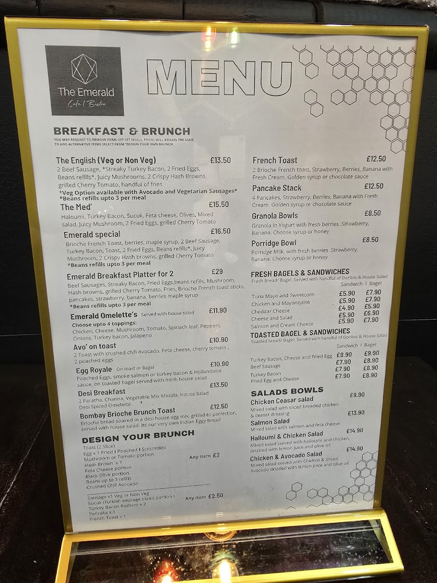 Emerald Cafe Bistro Photo Menu 2