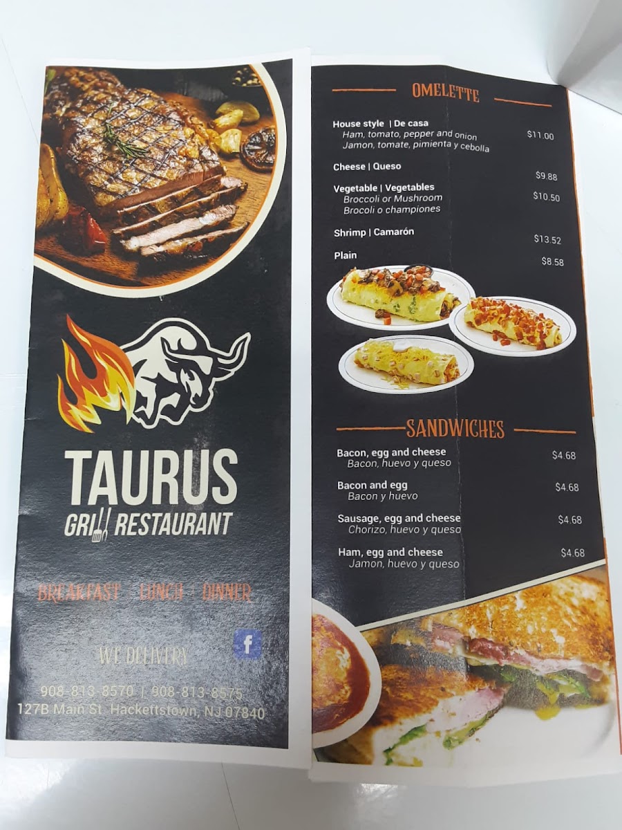 Taurus Grill Restaurant and BBQ Photo Menu 6
