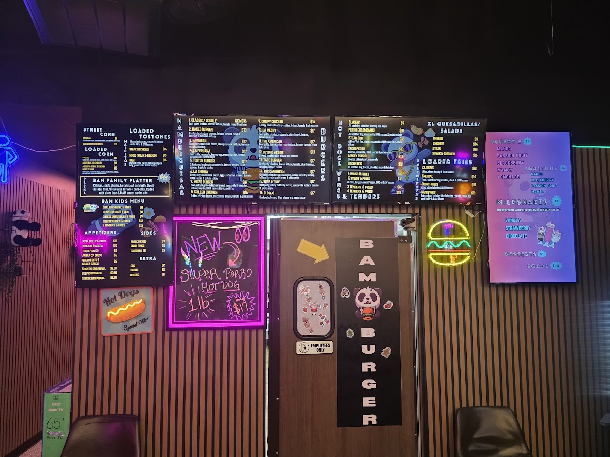 BAM BURGER RESTAURANT Photo Menu 9