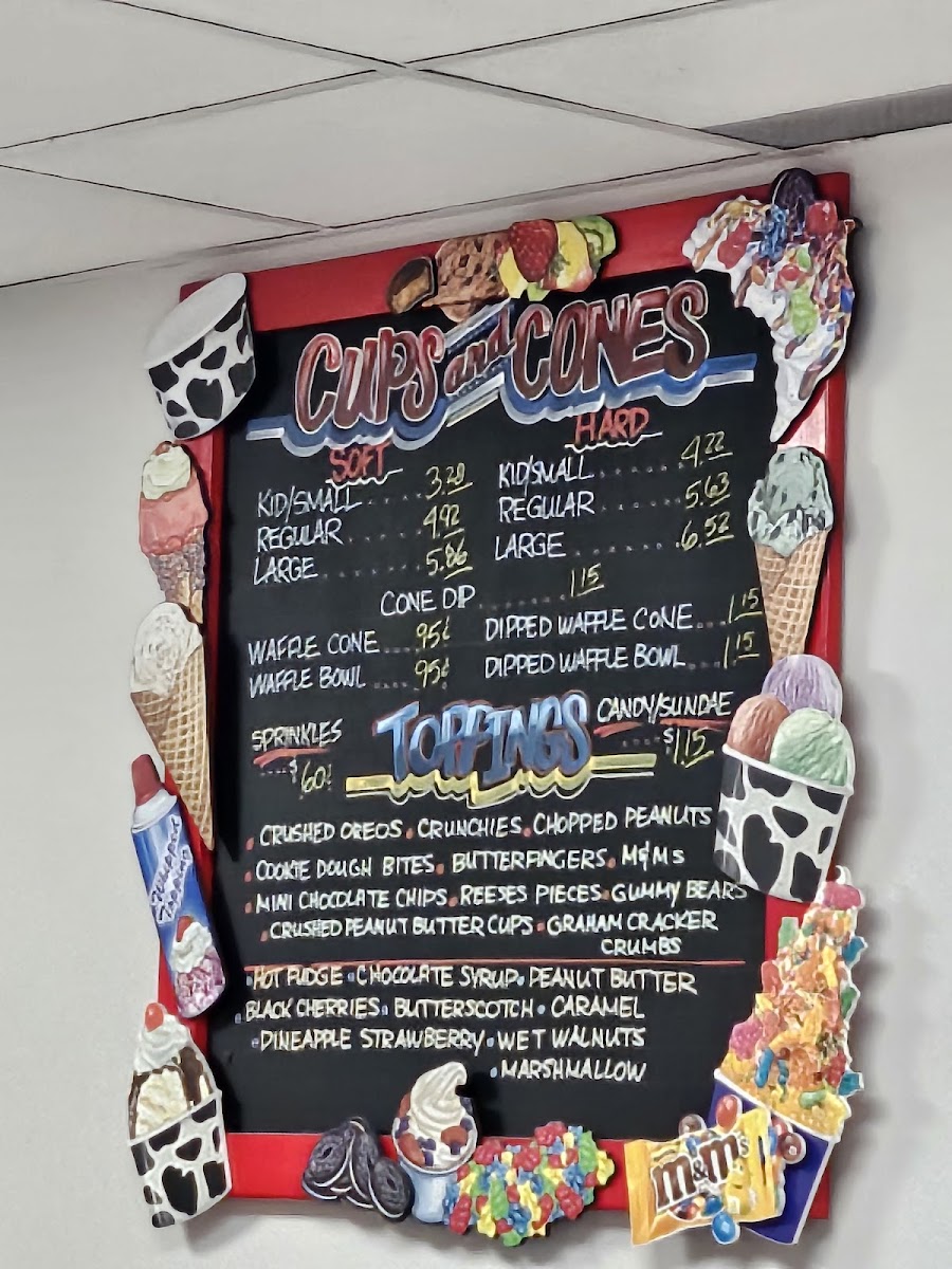 Uncle D’s Ice Cream (formerly Mike's Ice Cream) Photo Menu 1