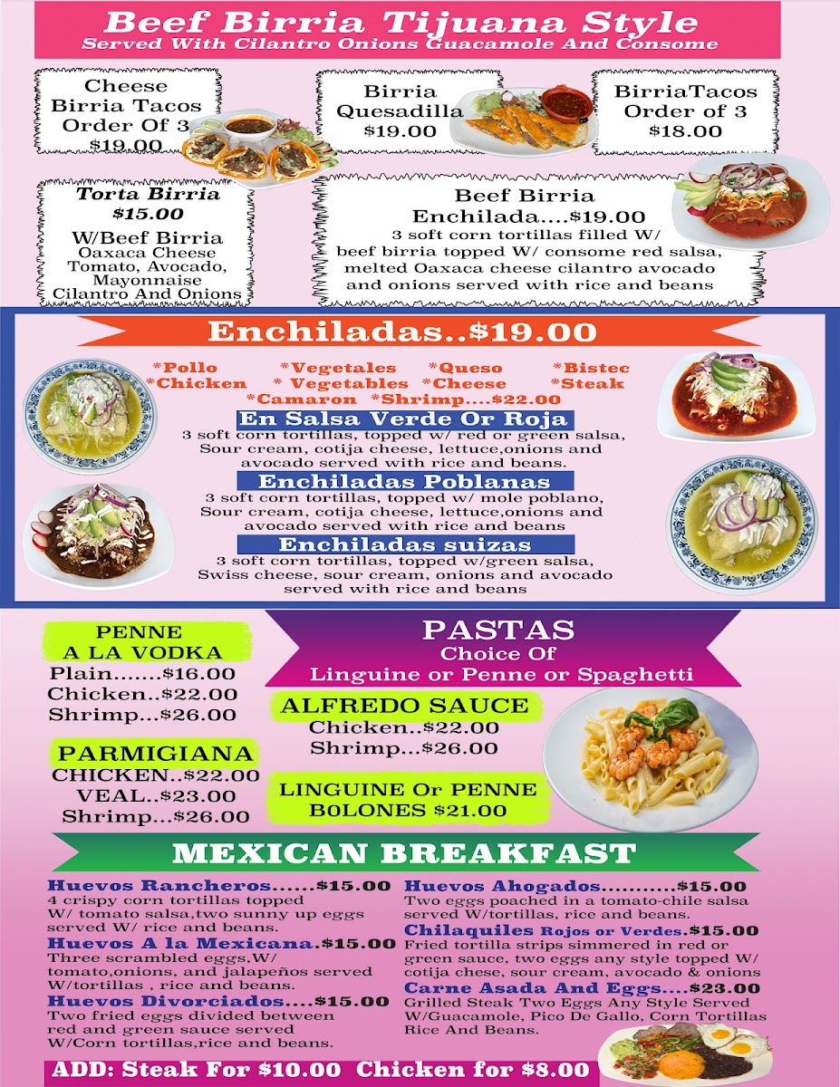Los 3 Charros Photo Menu 1