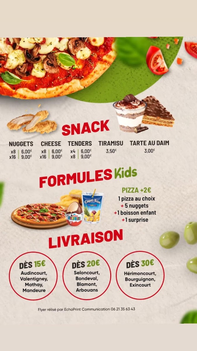Le Carré Pizza Photo Menu 3