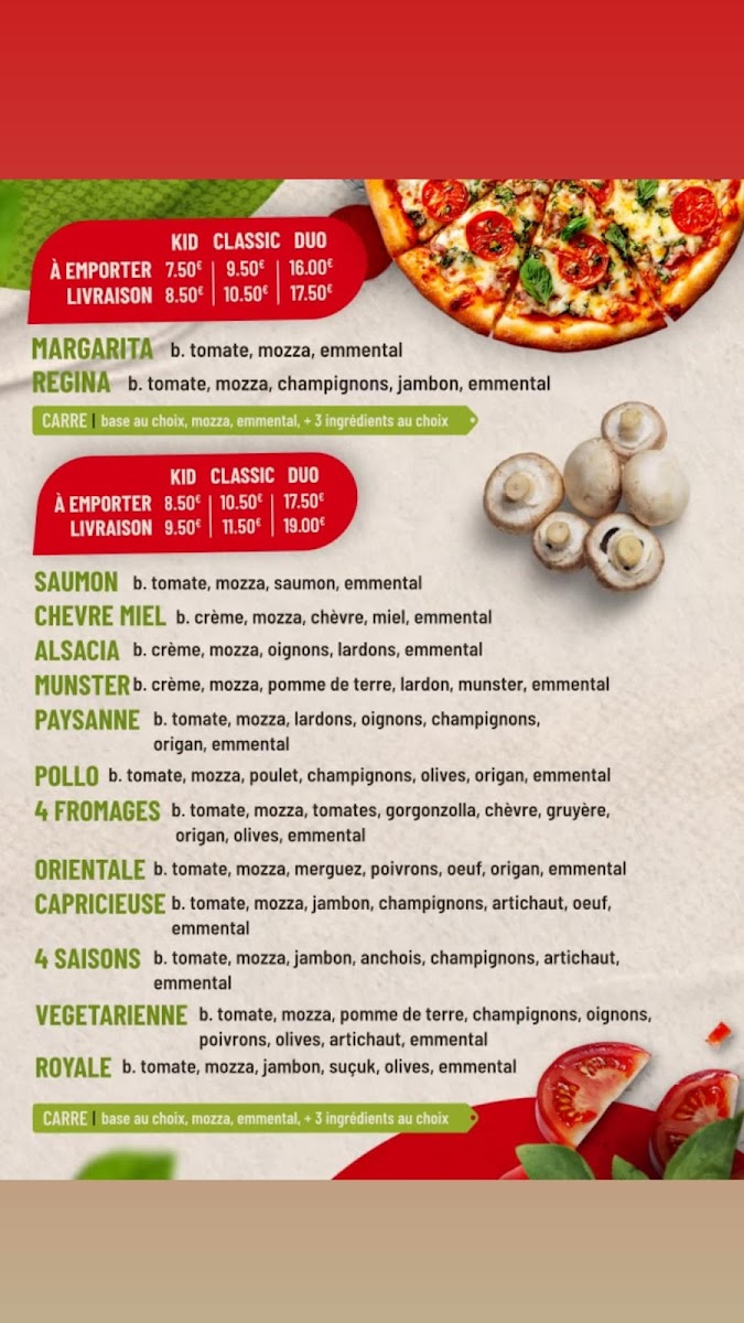 Le Carré Pizza Photo Menu 4