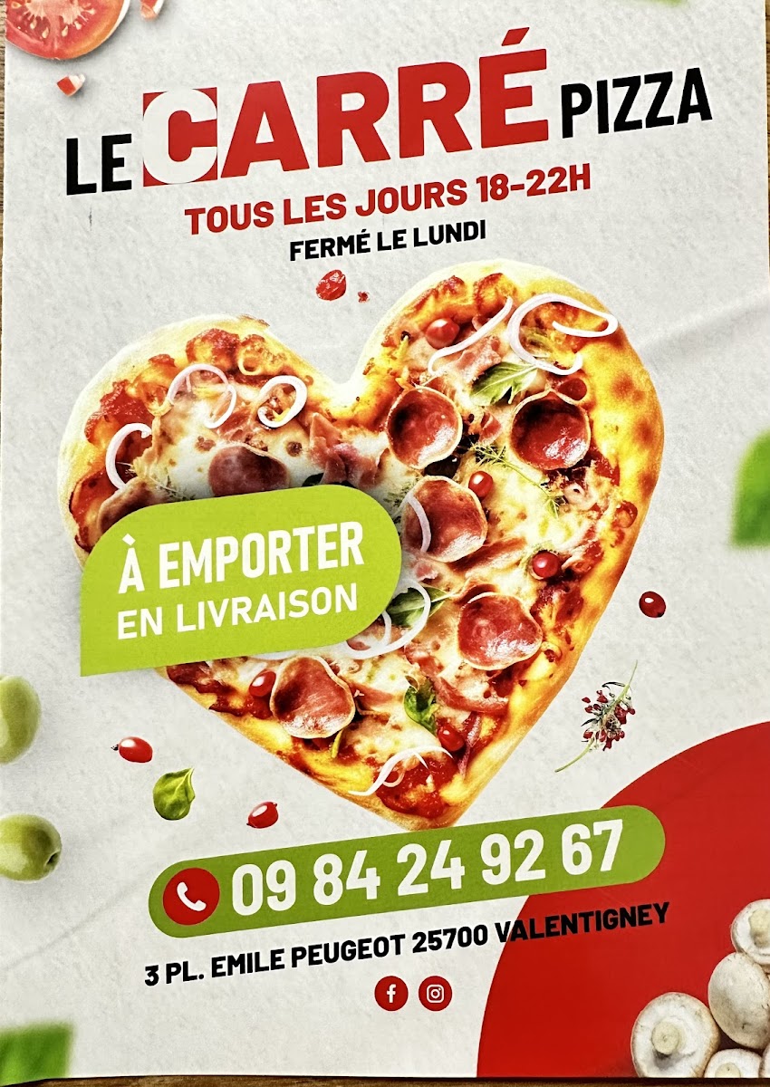 Le Carré Pizza Photo Menu 6