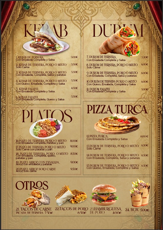 Kohinoor Photo Menu 3