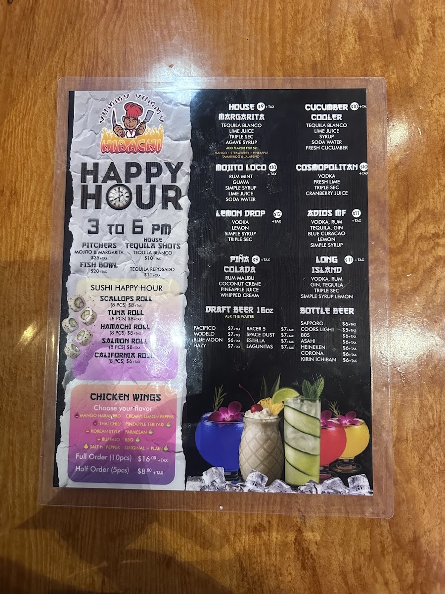 Yummy Yummy Hibachi Photo Menu 5