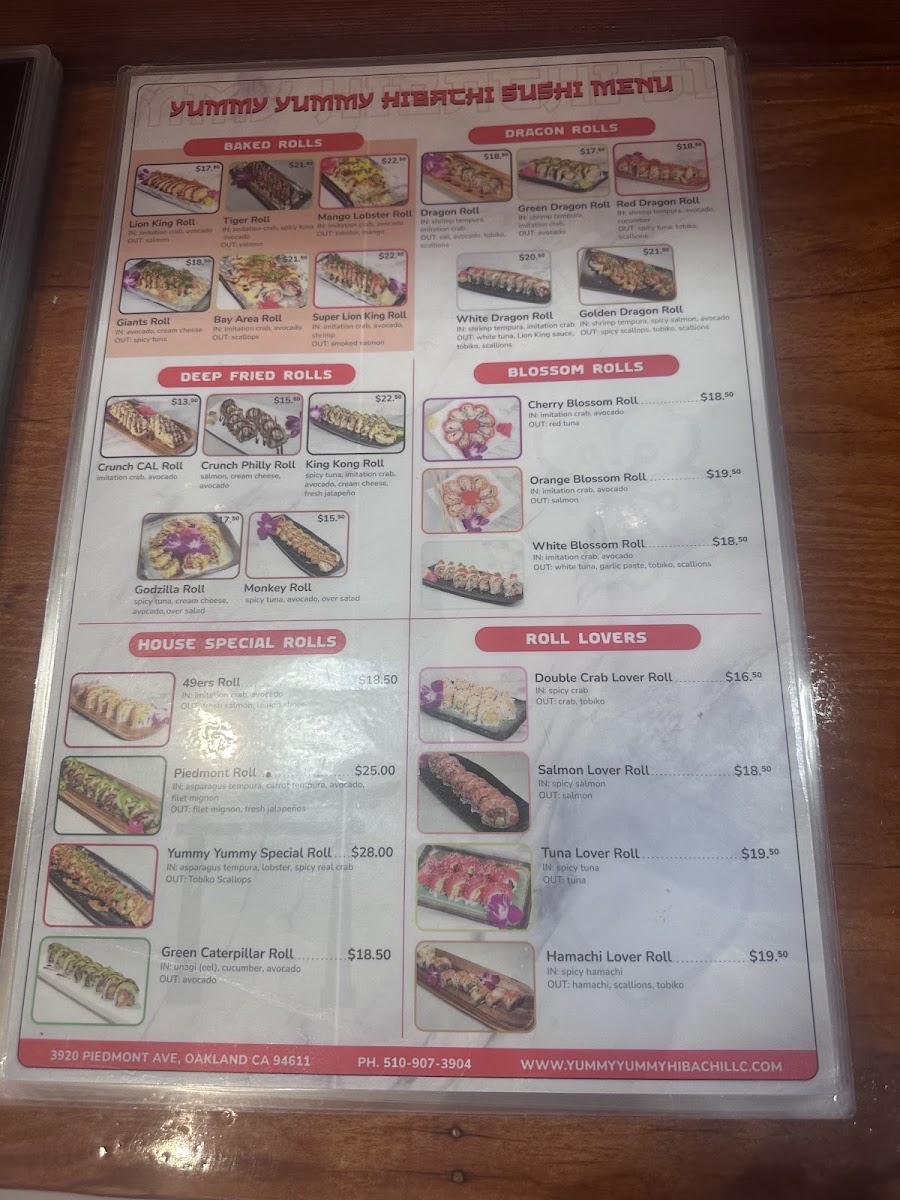 Yummy Yummy Hibachi Photo Menu 7