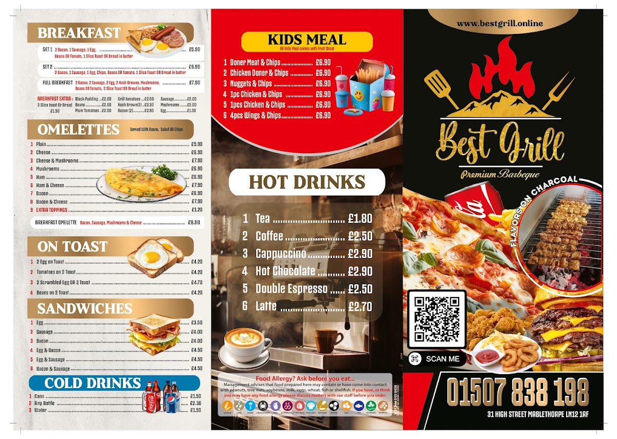 Best Grill Mablethorpe Photo Menu 2