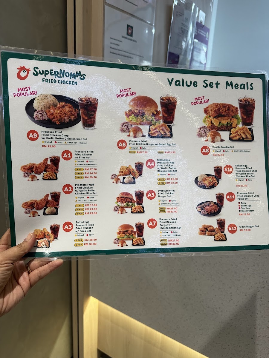 SUPERNOMMS FRIED CHICKEN - 168 Park Mall Photo Menu 3