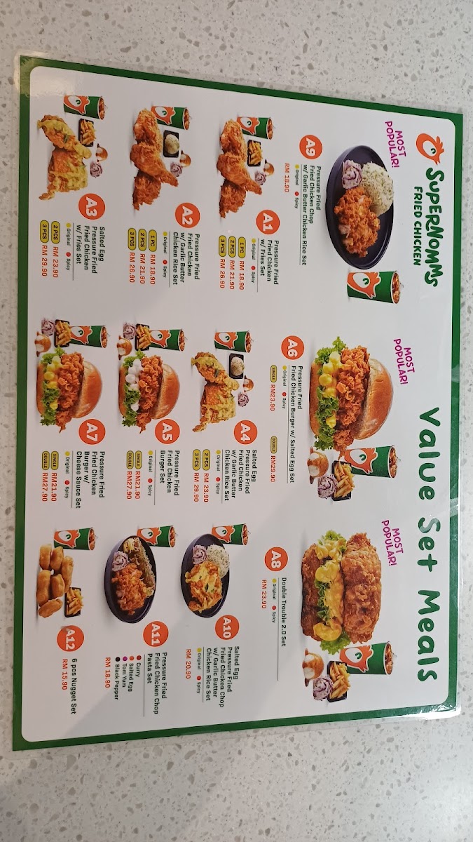 SUPERNOMMS FRIED CHICKEN - 168 Park Mall Photo Menu 4