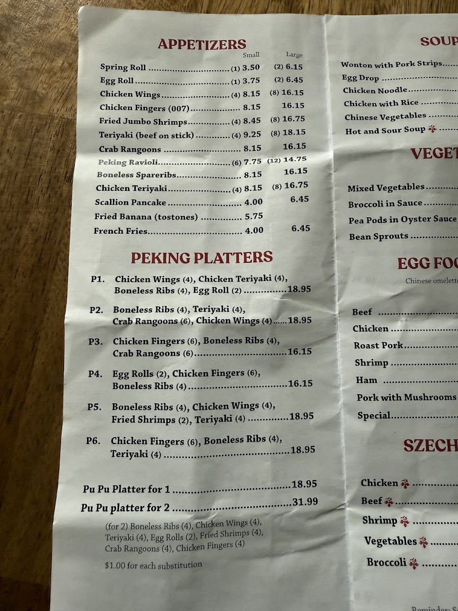 Peking Garden Photo Menu 4