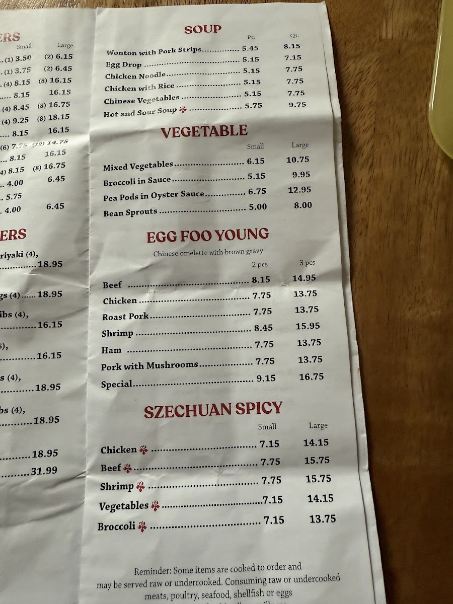 Peking Garden Photo Menu 5