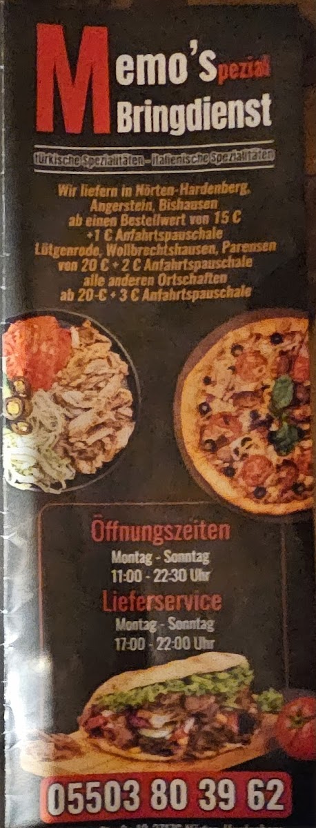 Memo (Döner & Pizza) Photo Menu 7