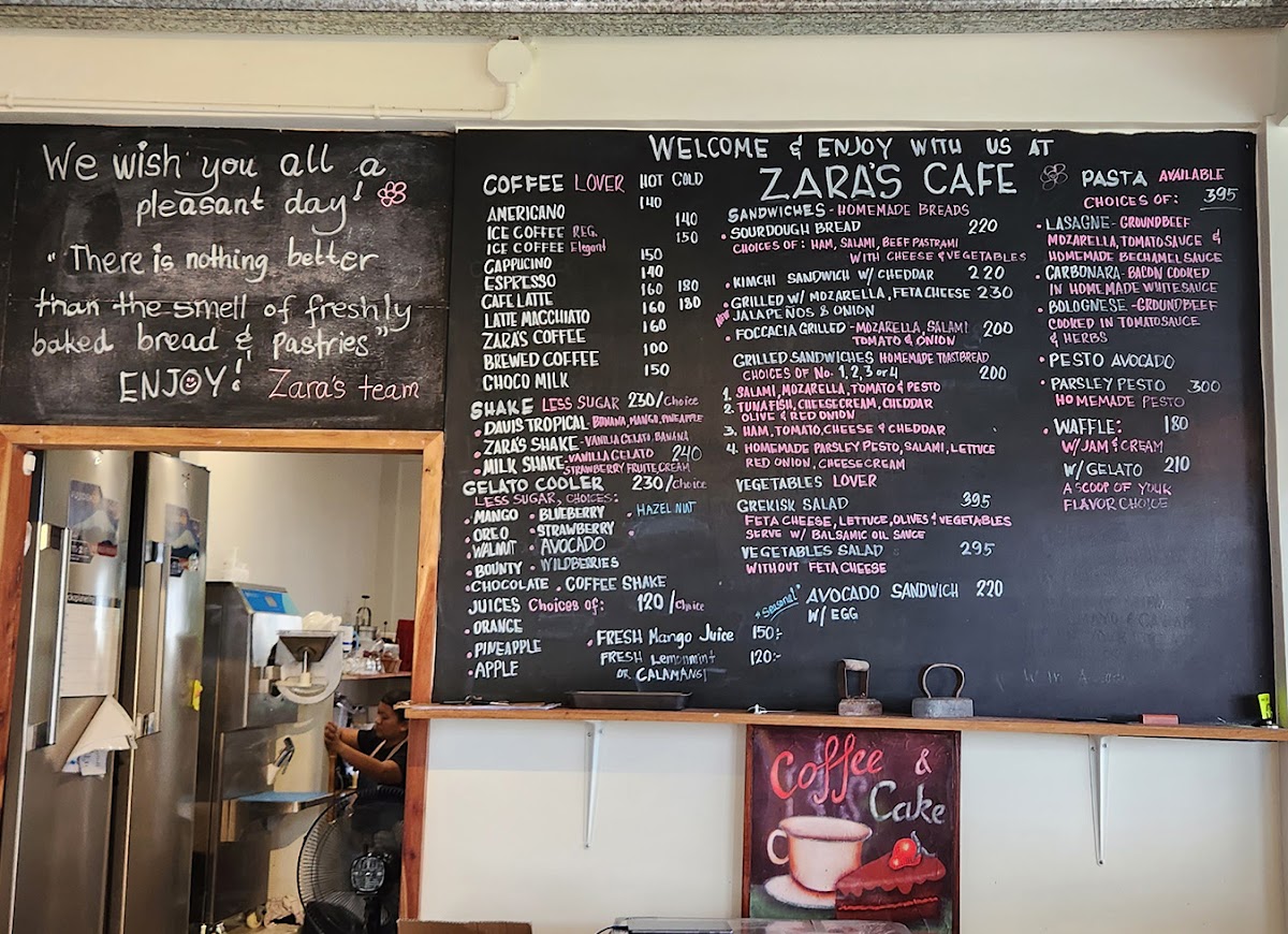 Zara's Cafe Photo Menu 6