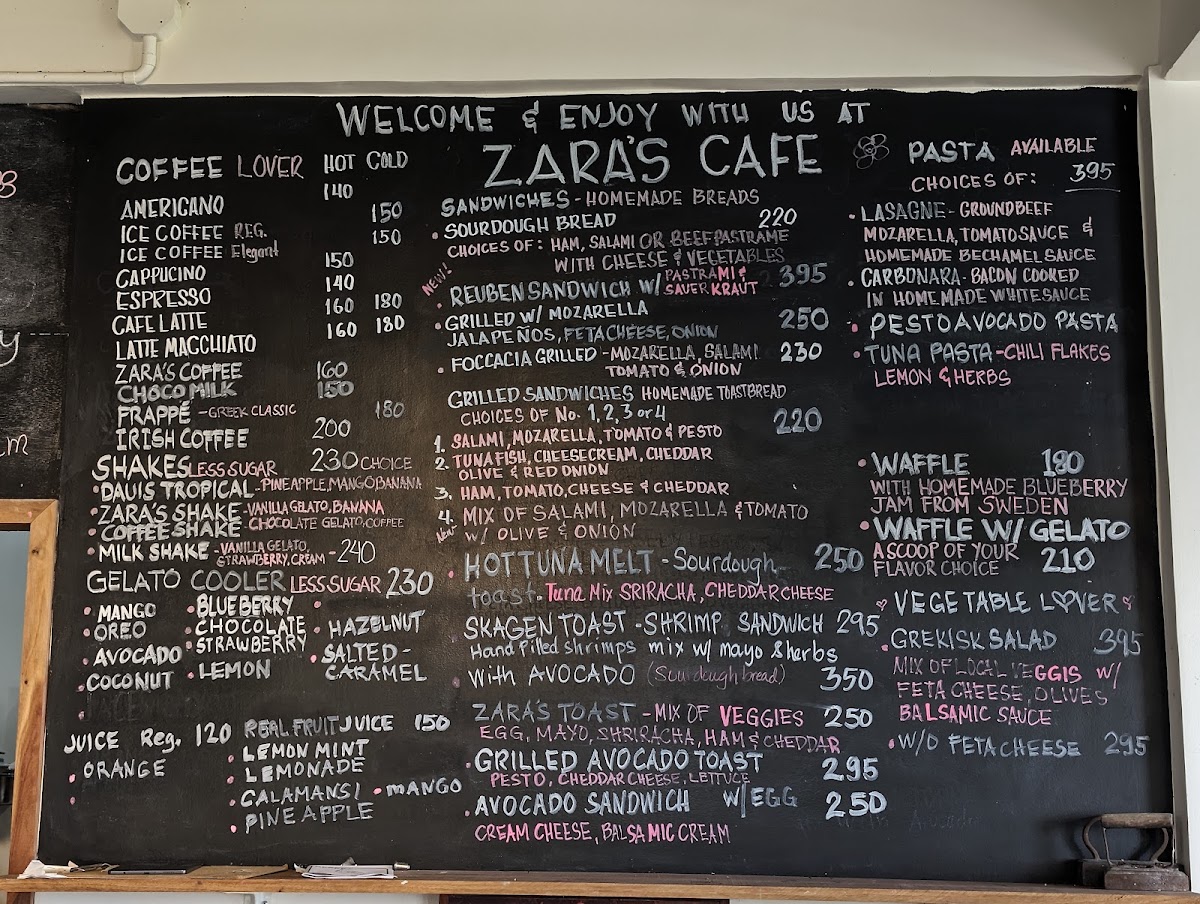 Zara's Cafe Photo Menu 7