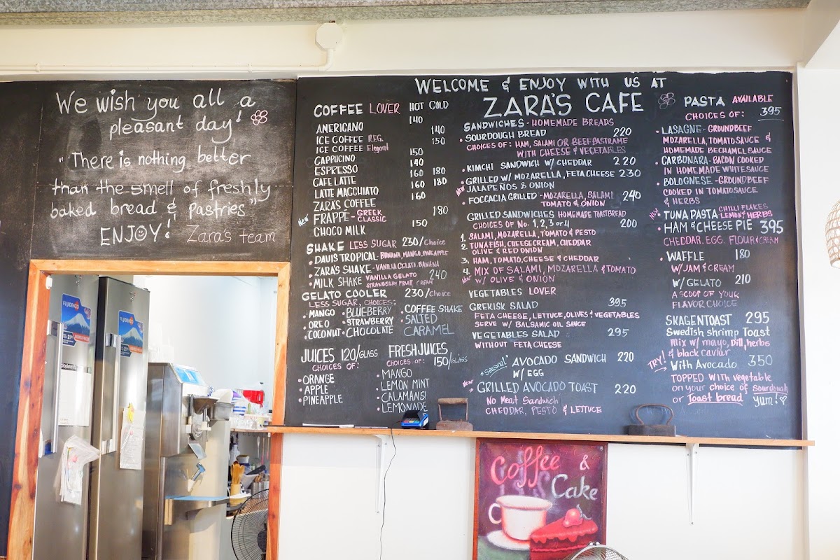 Zara's Cafe Photo Menu 9