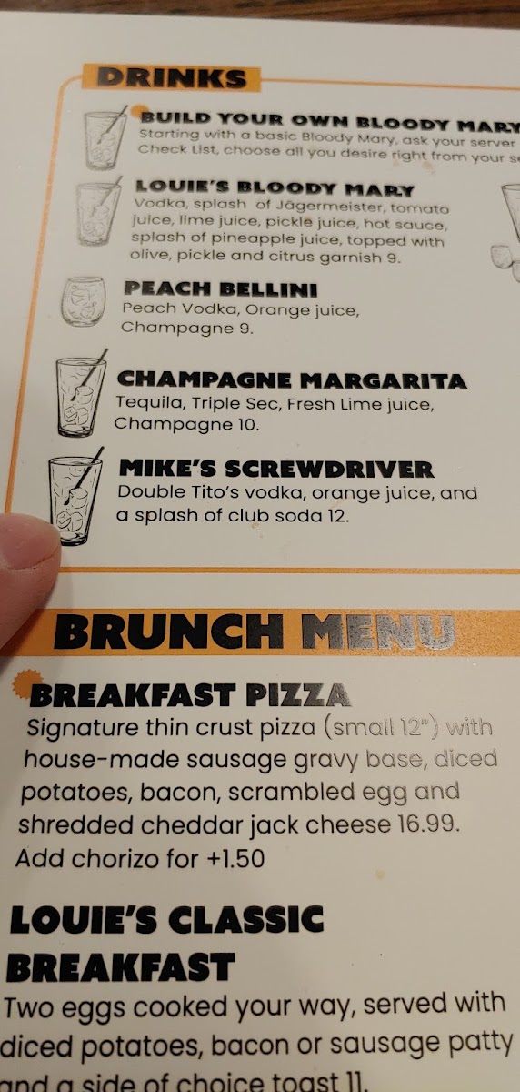 Louie's Lake Bar & Grill Photo Menu 3