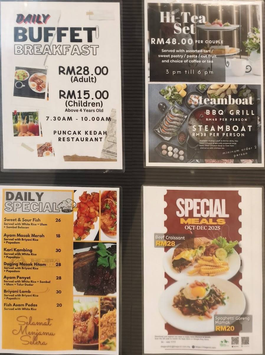 Puncak Kedah Restaurant Photo Menu 1
