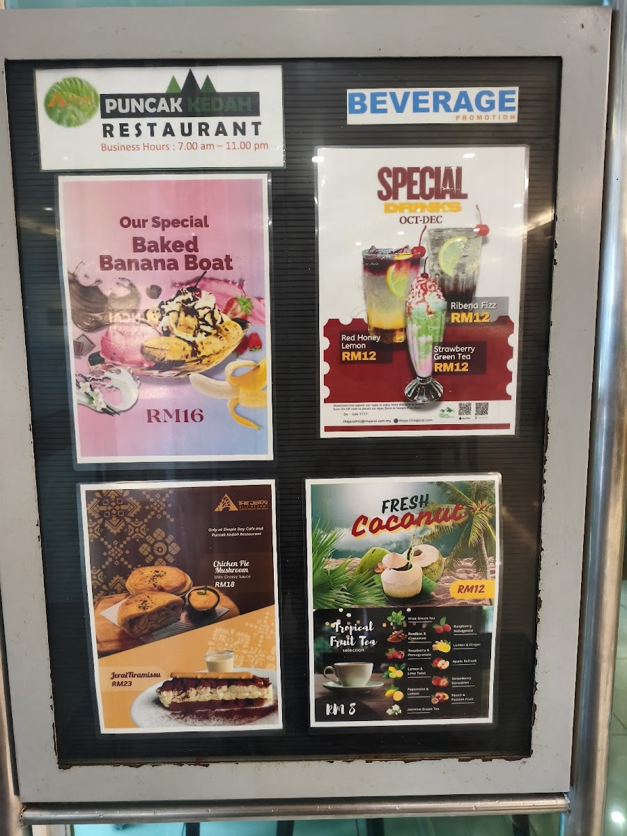 Puncak Kedah Restaurant Photo Menu 2