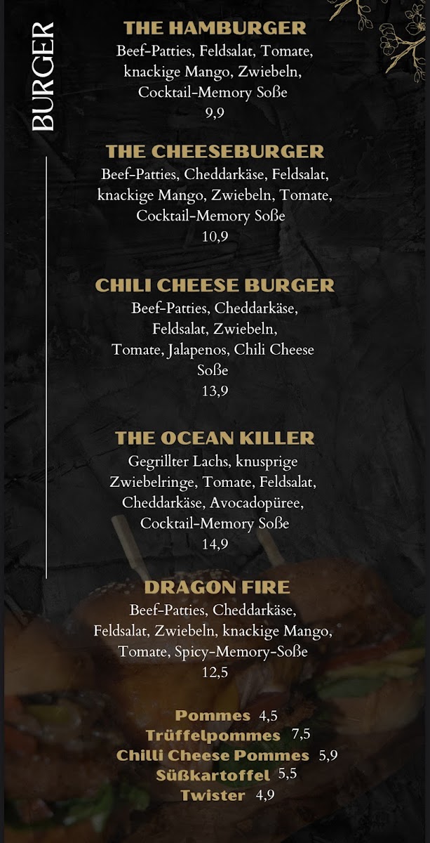 Memory Burger & Sushi Kaiserslautern Photo Menu 4