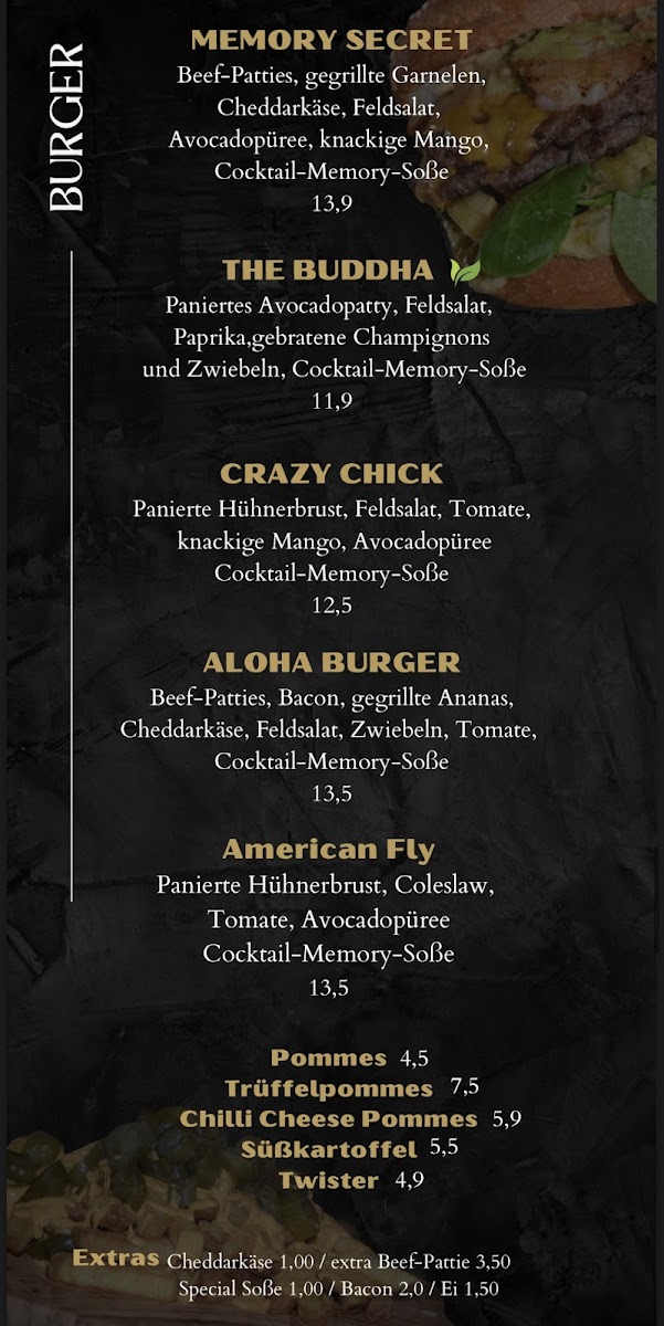 Memory Burger & Sushi Kaiserslautern Photo Menu 5