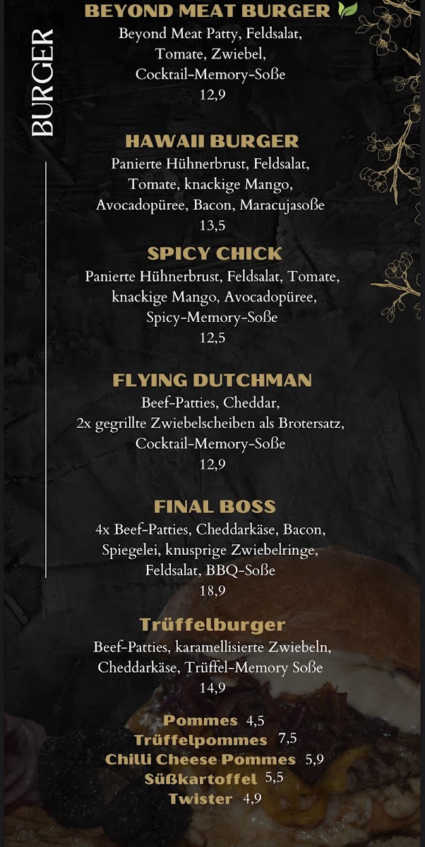 Memory Burger & Sushi Kaiserslautern Photo Menu 6