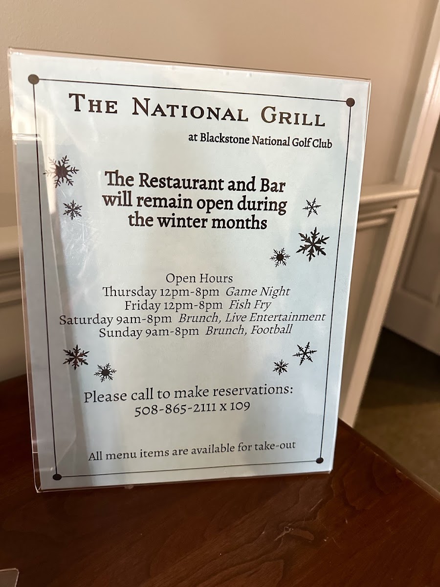 The National Grill Photo Menu 5
