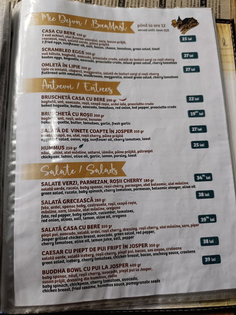 Restaurant Casa cu Bere (Bistrița) Photo Menu 10