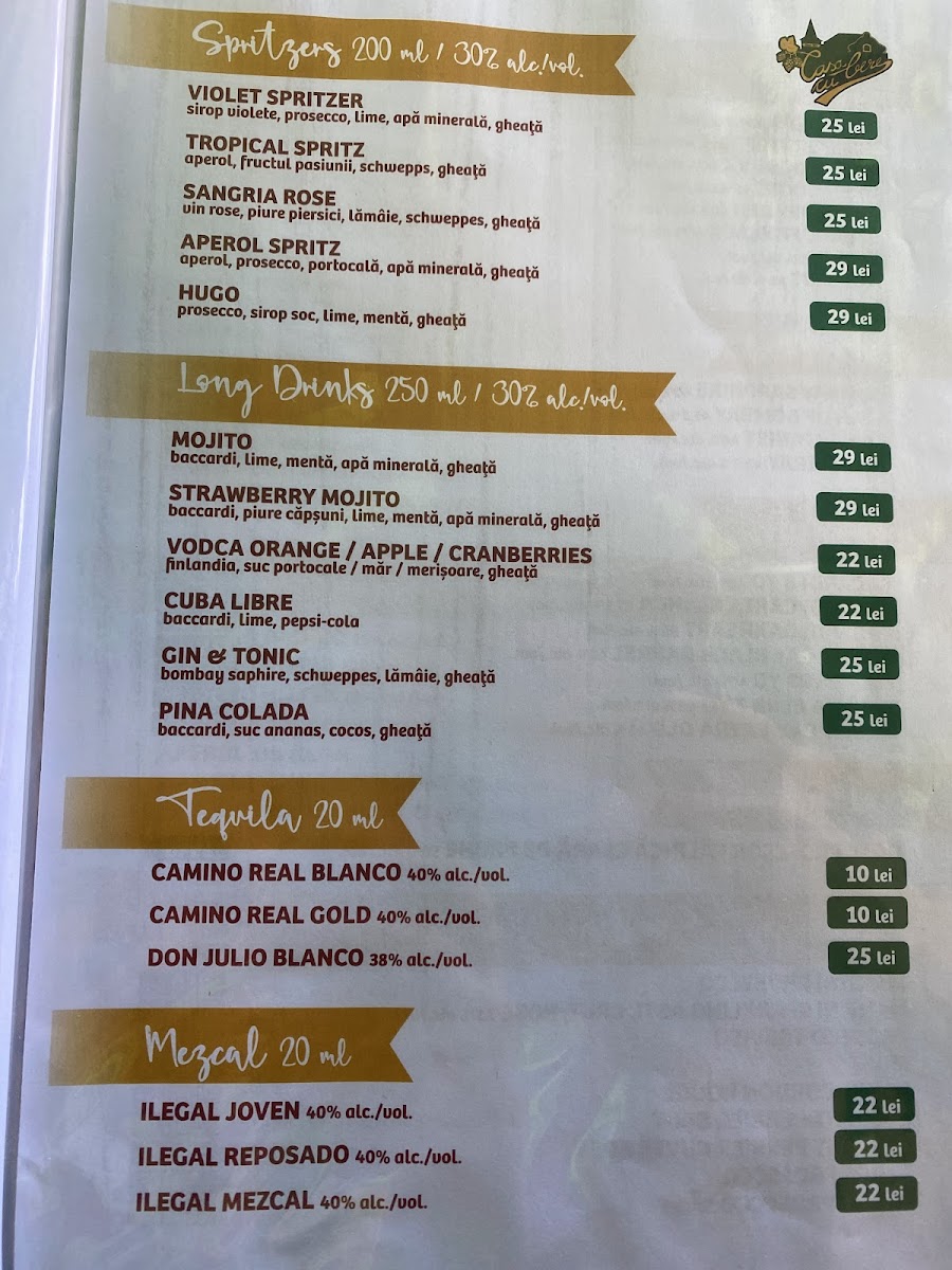 Restaurant Casa cu Bere (Bistrița) Photo Menu 3