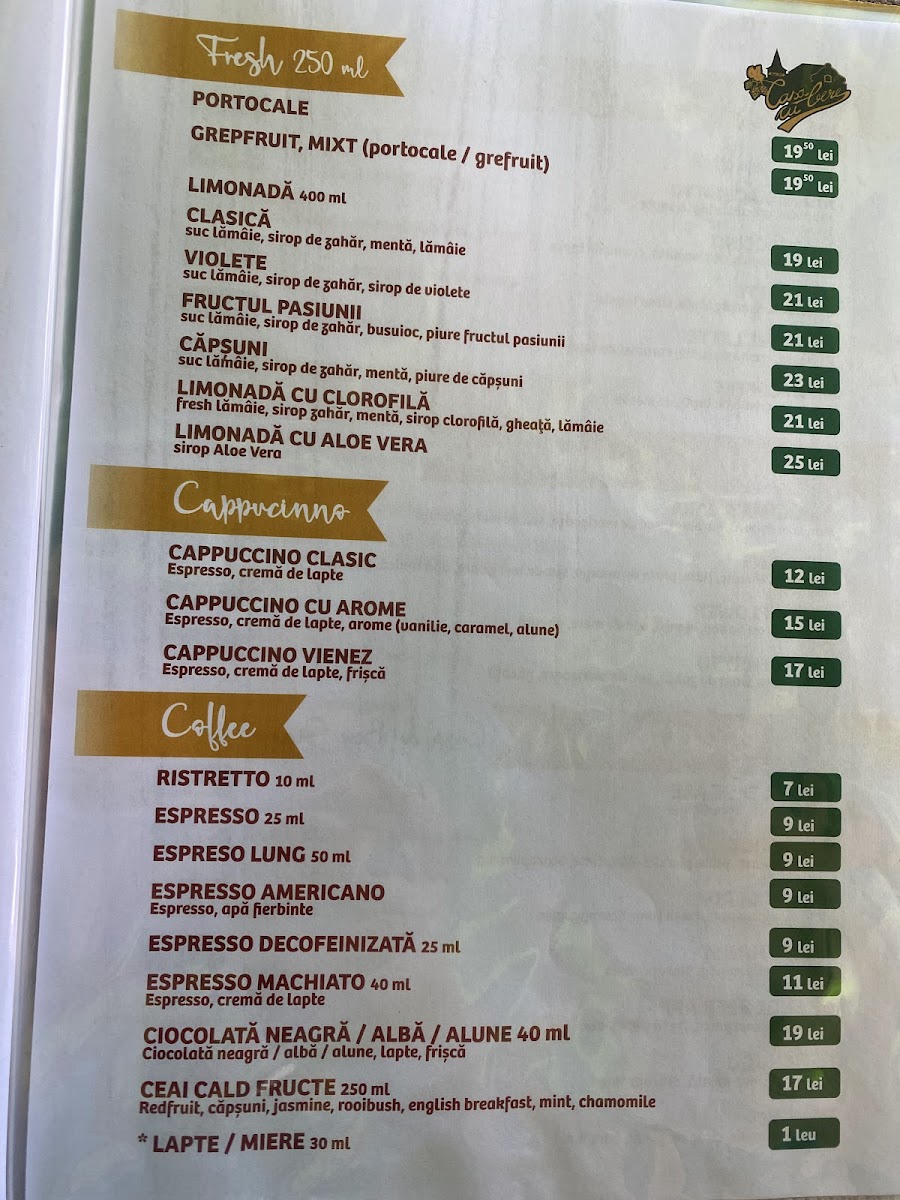 Restaurant Casa cu Bere (Bistrița) Photo Menu 5