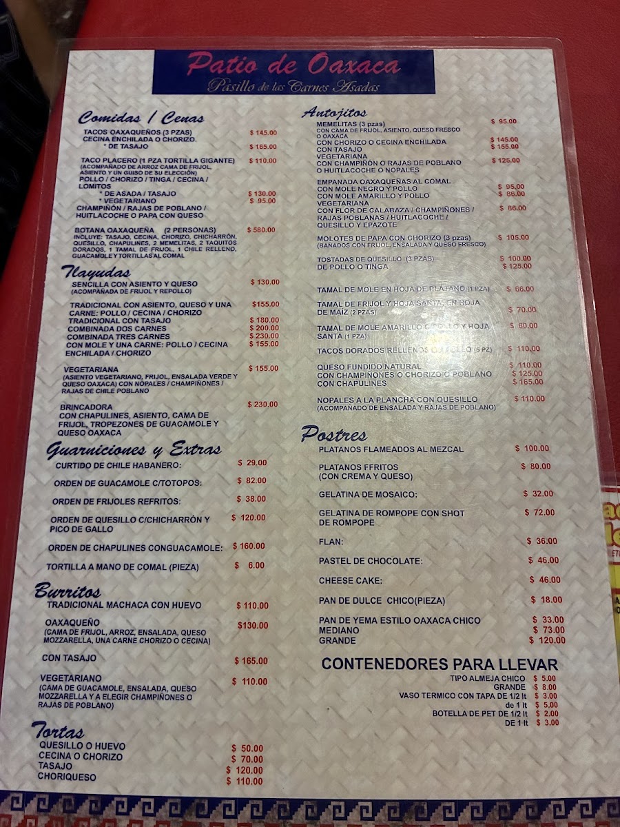 Quesadillas Tierra del Sol Photo Menu 2