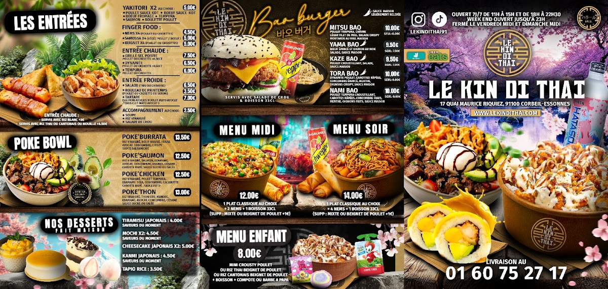 Le Kin Di Thai Corbeil Photo Menu 3