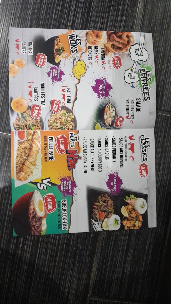 Le Kin Di Thai Corbeil Photo Menu 6