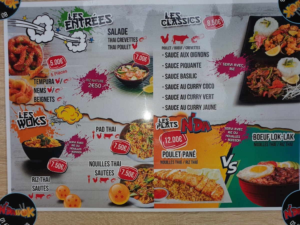 Le Kin Di Thai Corbeil Photo Menu 7